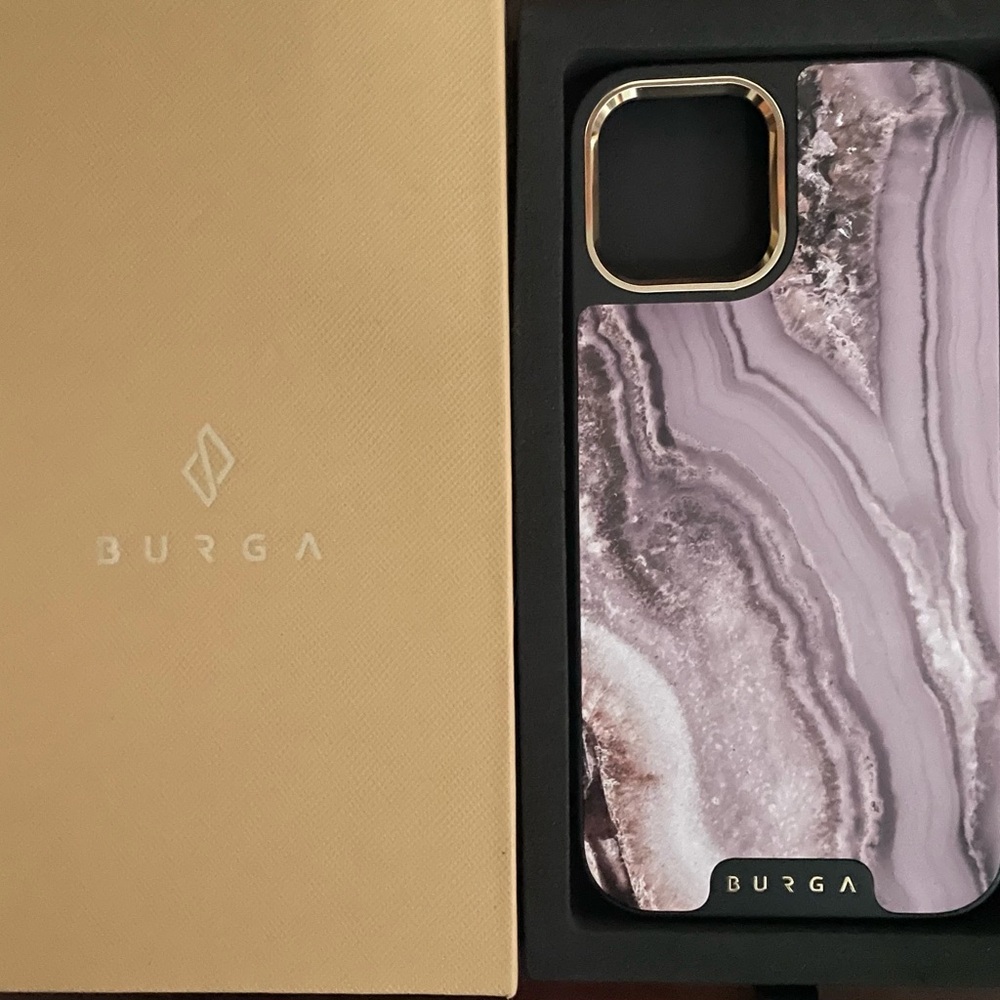 Brand new Burga Elite iPhone 12 pro case in Gold Taupe.